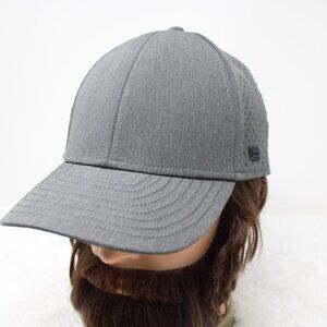 Melin Hat Gray A-Game Hydro Performance Snapback Adjustable Water Resistant Cap